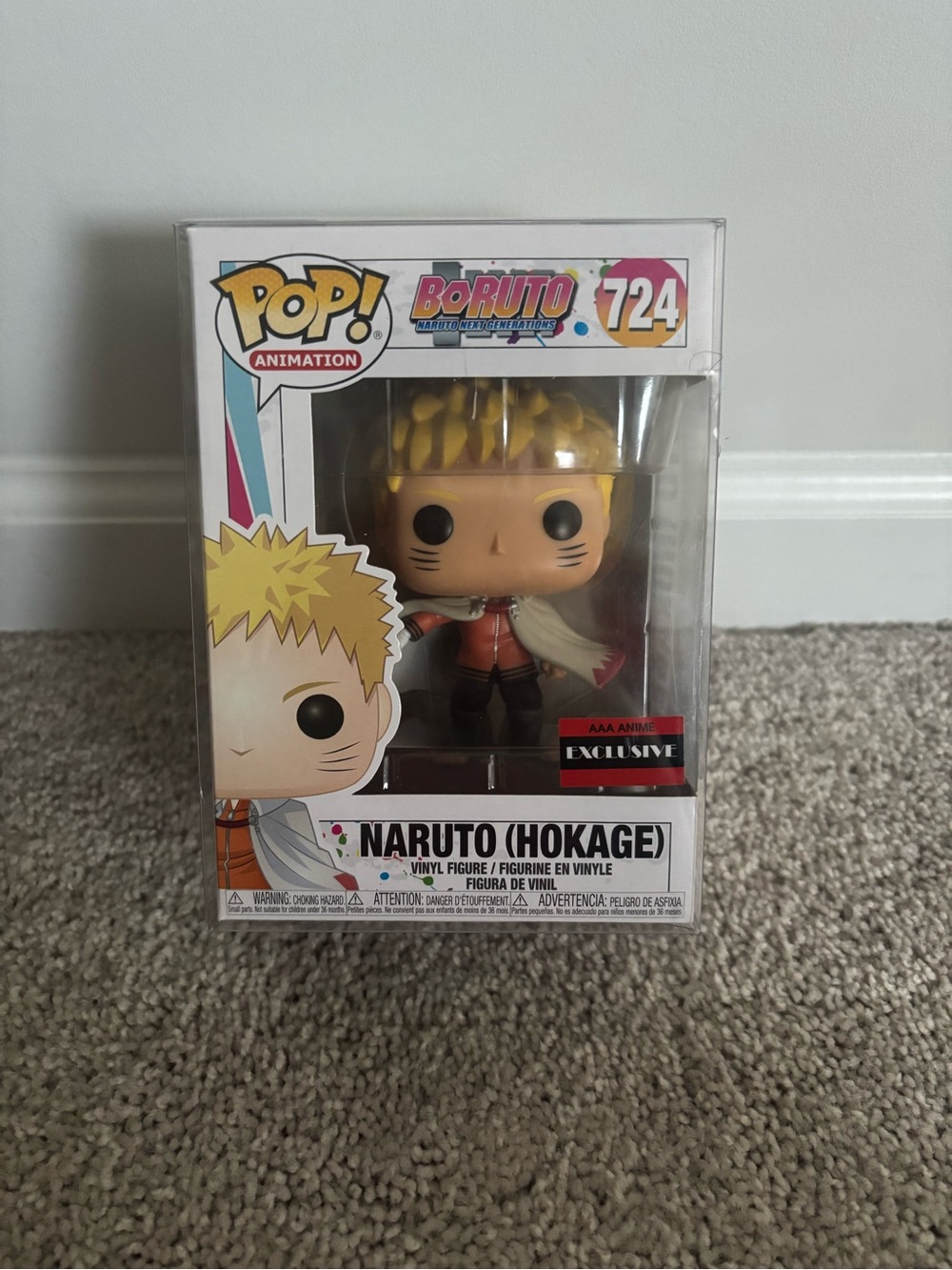 Funko Naruto (Hokage) Vinyl Figure – Yellow, Orange, Black (Exclusive!)
